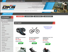 Tablet Screenshot of dksbike.com.br